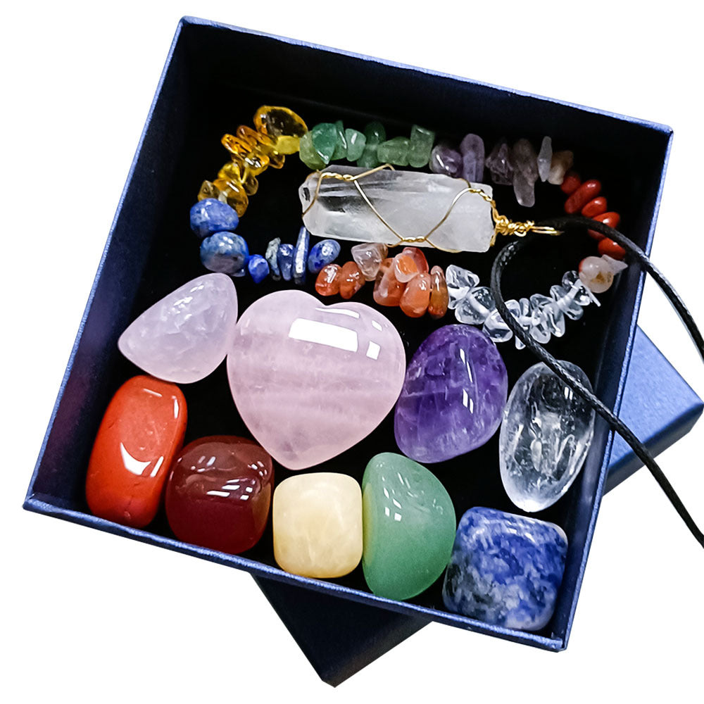 Crystal Jade Chakra Combination Set