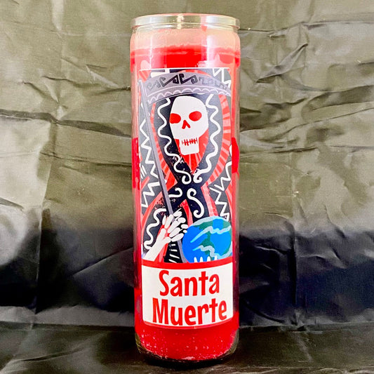 The Hermits Lamp 7 Day Candle - Santa Muerte