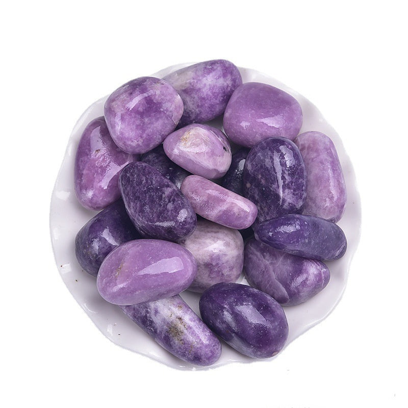 Natural Polished Lepidolite Tumbled Crystal