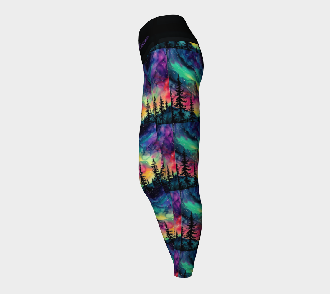 Karma Kustoms Aurora Borealis Yoga Leggings