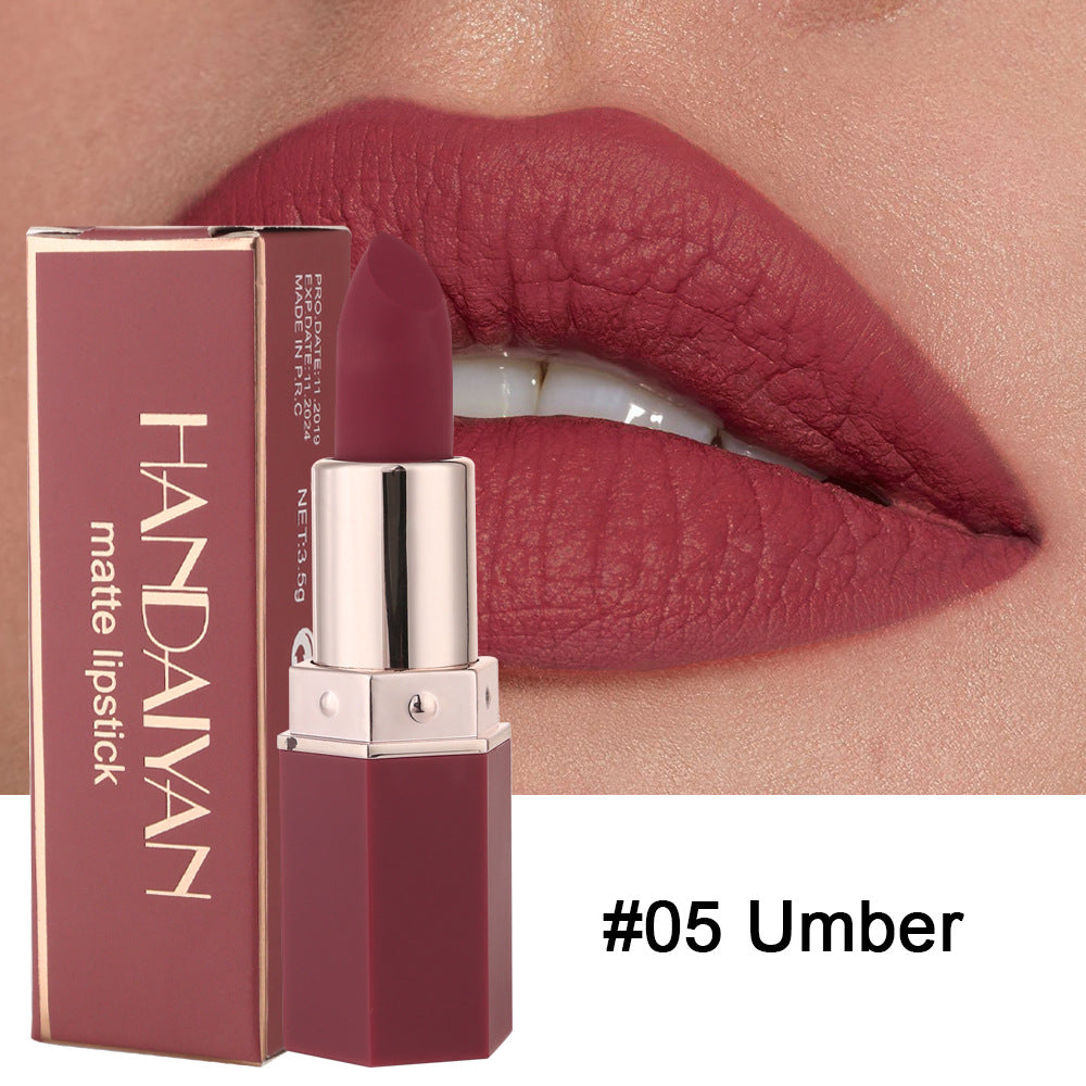 6 Color Matte Non Sticky Non Fading Lipstick