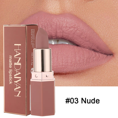 6 Color Matte Non Sticky Non Fading Lipstick