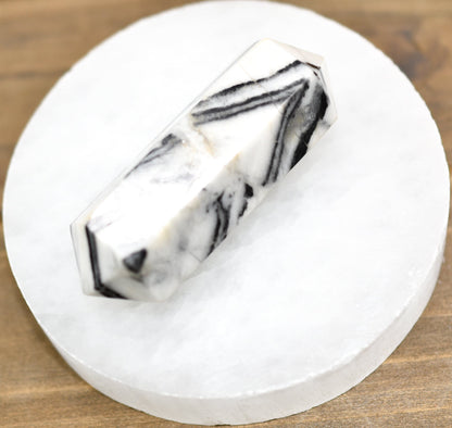 Selenite Shapes Charging Plates – Sacred Geometry for Crystal Cleansing