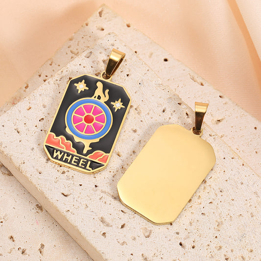Tarot Pendant Sweater Necklace