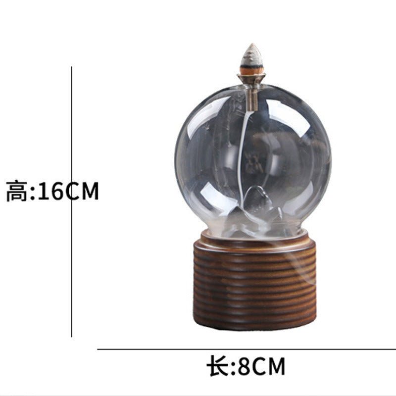 Lucky Cat Back Flow Incense Holder