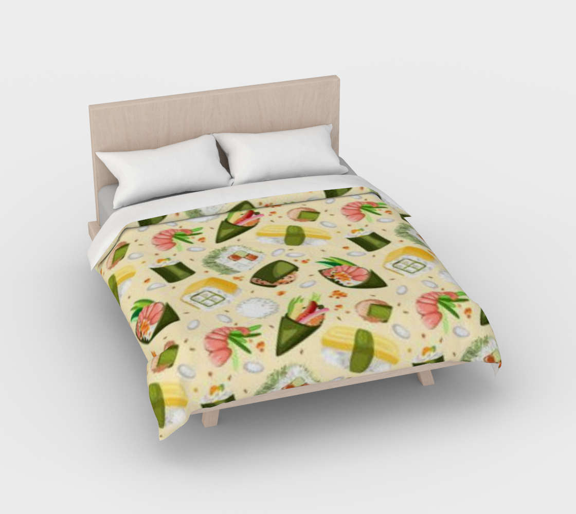 Karma Kustoms Sushi Party Duvet Cover