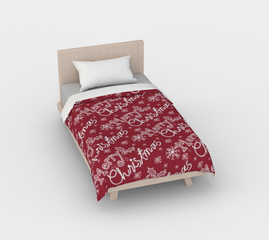 Karma Kustoms Merry Christmas Duvet Cover