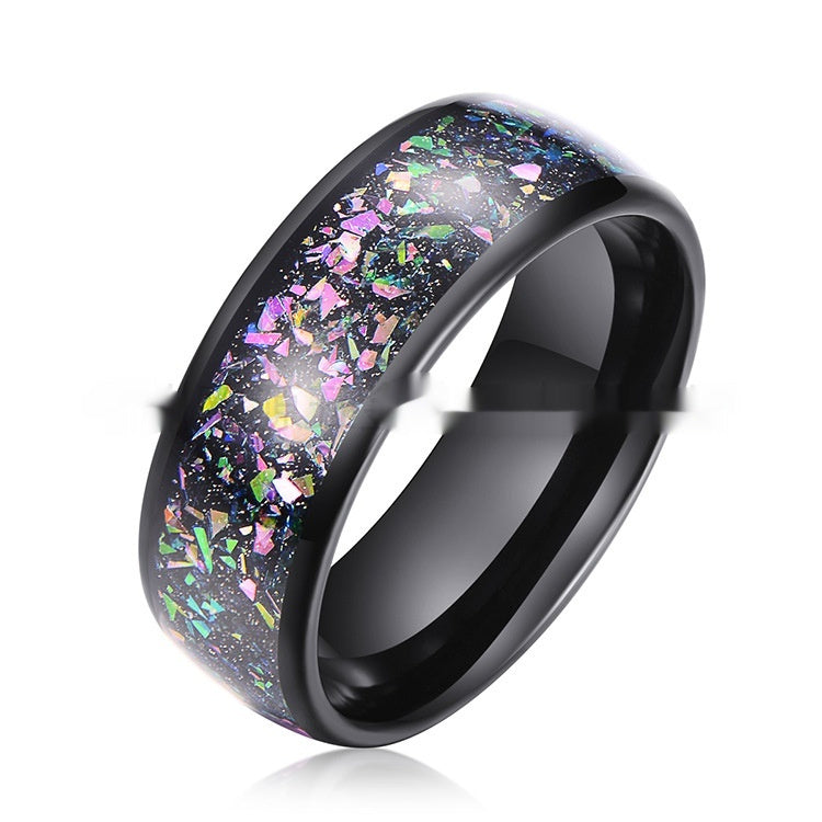Starry Sky Tungsten Ring