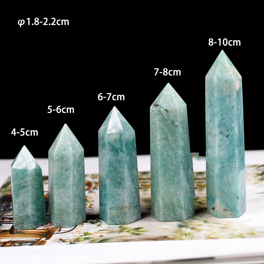 Natural Crystal Pillar Energy Stone Ornaments