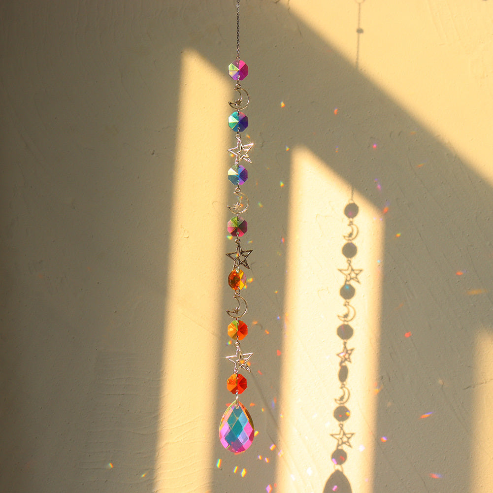 Sun And Moon Crystal Prism Rainbow Sun Catcher