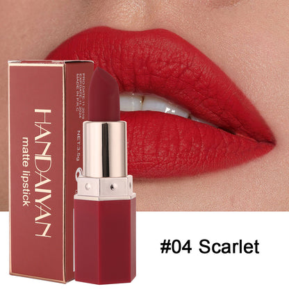 6 Color Matte Non Sticky Non Fading Lipstick