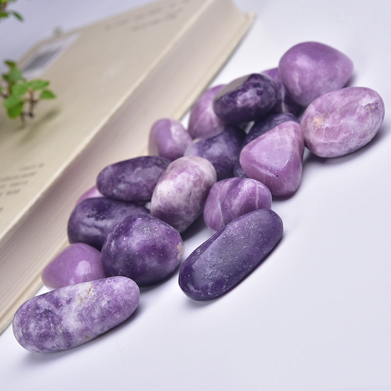 Natural Polished Lepidolite Tumbled Crystal