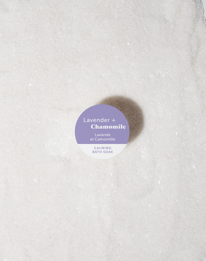 Lavender + Chamomile Calming Bath Soak