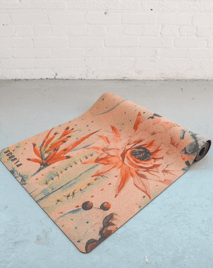 Botanicals Cork Yoga Mat | 4.5MM