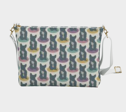 Karma Kustoms-Vegan Leather-Crossbody Purse-Bull Dogs