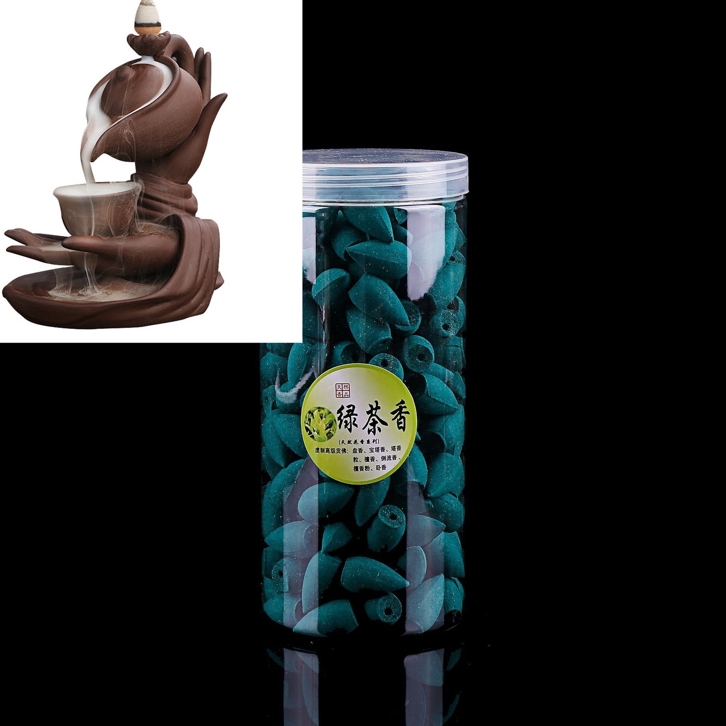 Hanging Pot Back Flow Incense Holder