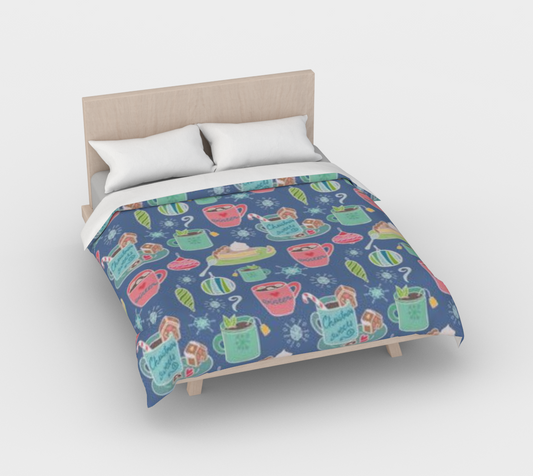 Karma Kustoms Christmas Duvet Cover