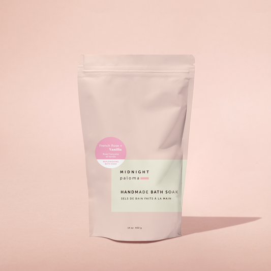 French Rose + Vanilla Replenishing Bath Soak