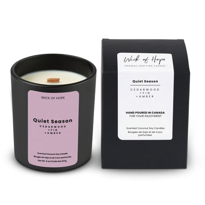 Quiet Season Candle | Cedarwood + Fig