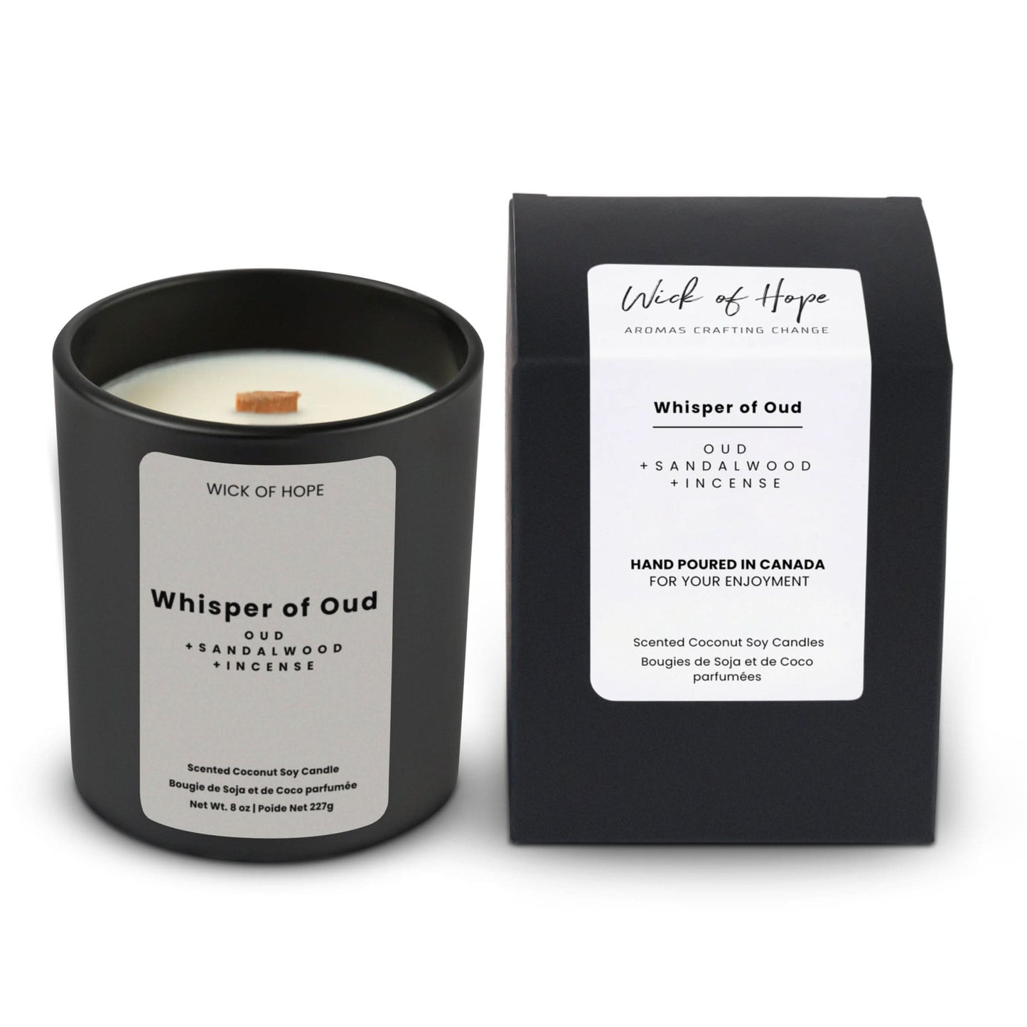 Whispers of Oud Candle | Oud + Incense