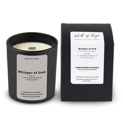 Whispers of Oud Candle | Oud + Incense