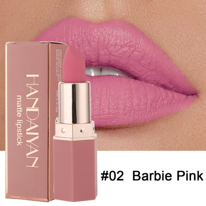6 Color Matte Non Sticky Non Fading Lipstick