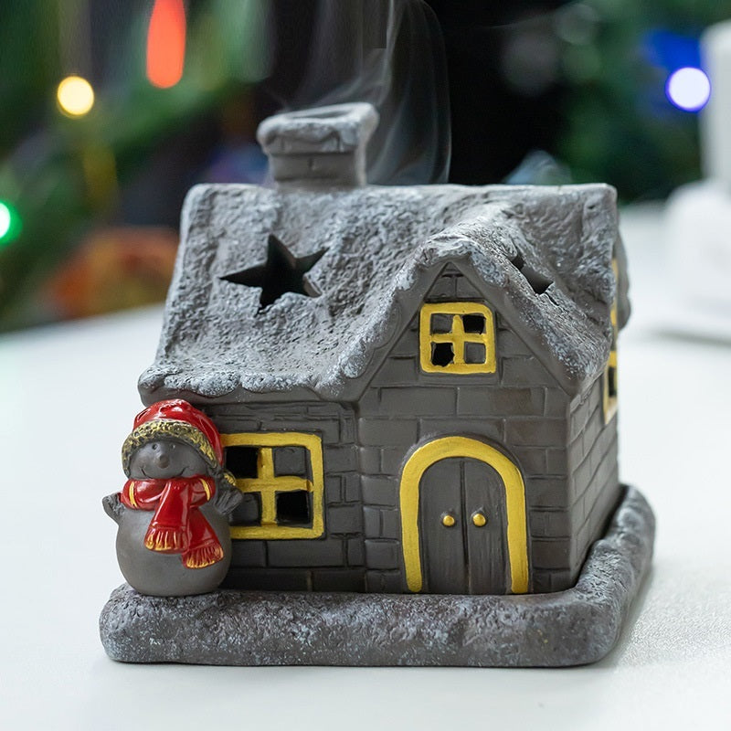 Ceramic Christmas Coil Incense Holder