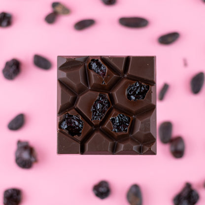 cherry amaretto dark chocolate bar