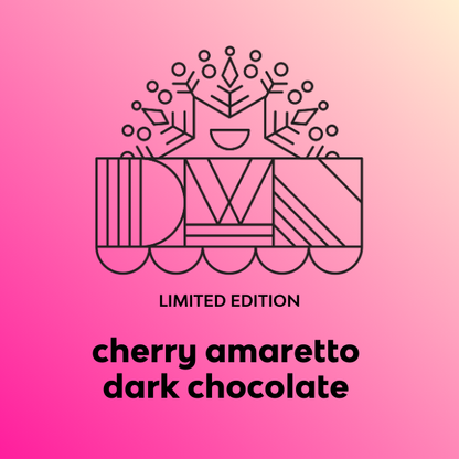 cherry amaretto dark chocolate bar
