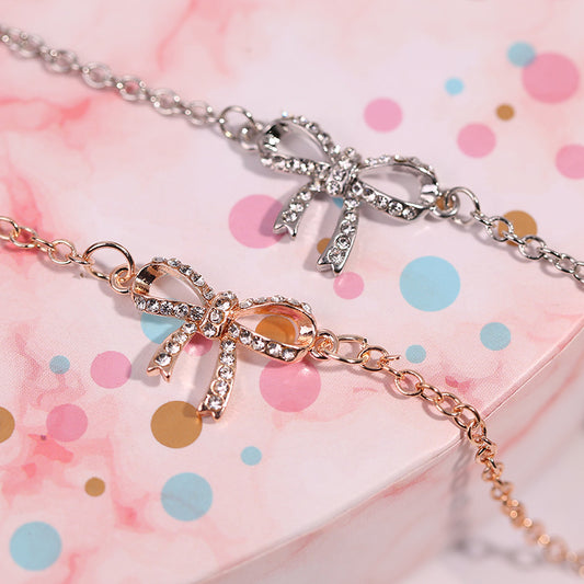 Rose Gold Bow Bracelet