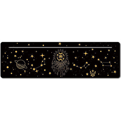 Black New Moon Shape Wooden Tarot Card Clamp Bracket Base Decoration