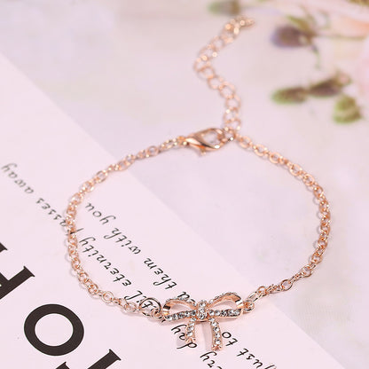 Rose Gold Bow Bracelet