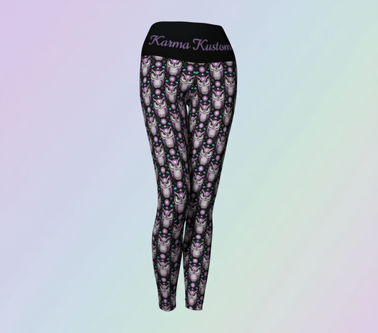 Karma Kustoms Mystic Owl Yoga Leggings