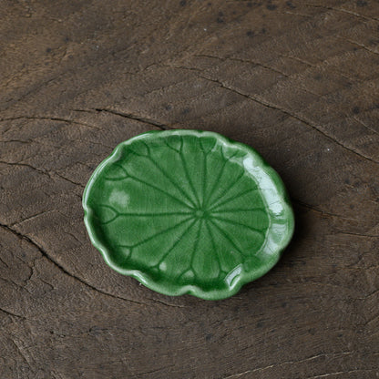 Handmade Ceramic Small Frog Incense Stick Holder