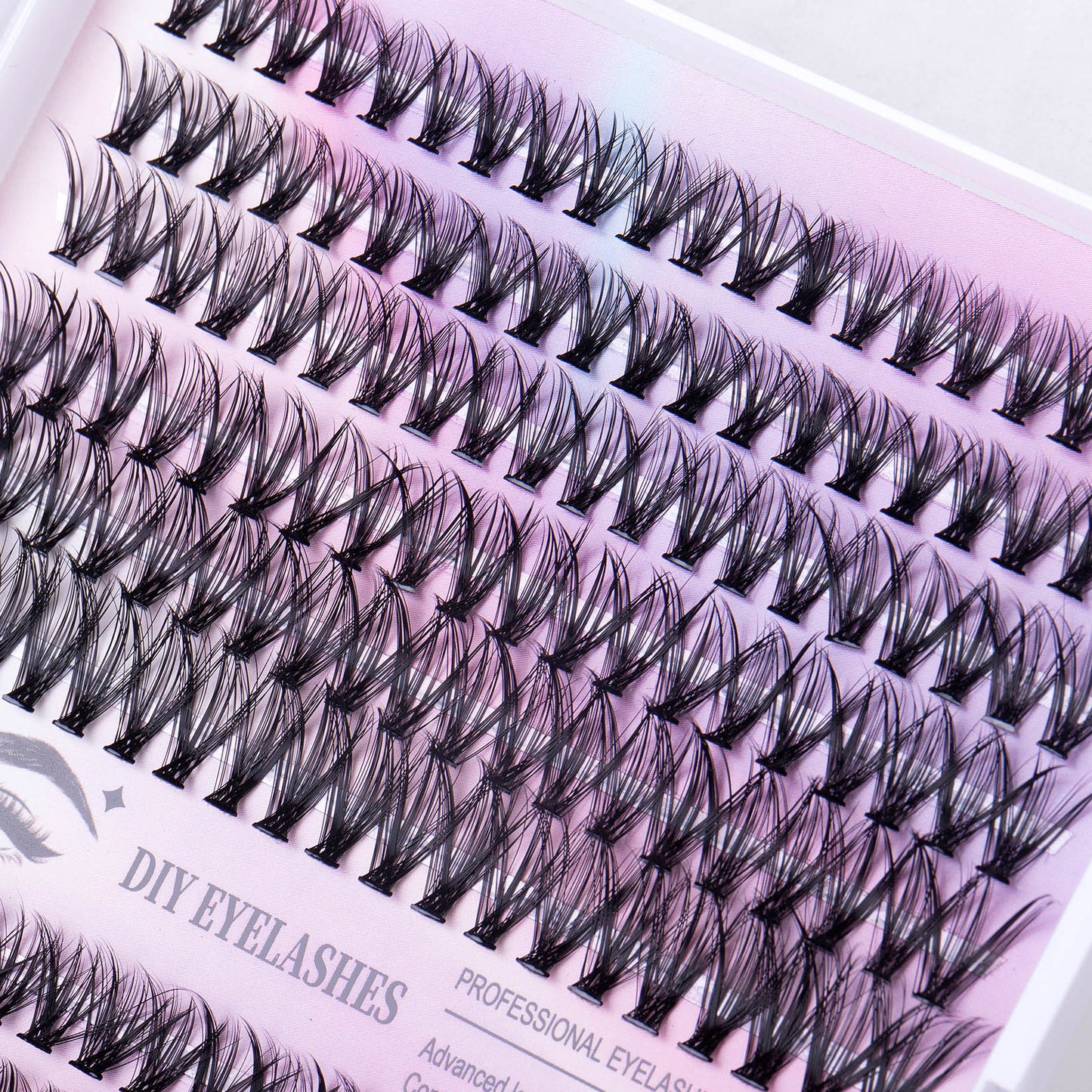 12 Rows Of 30D Plus 40D Clusters Of 240 Segmented Lashes Set