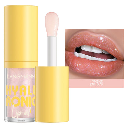 6 Colors Transparent Hyaluronic Acid Lip Balm Gloss