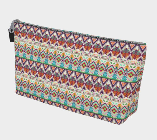 Karma Kustoms Aztec Wall Art Makeup Bag