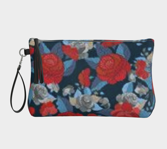 Karma Kustoms Roses Makeup bag