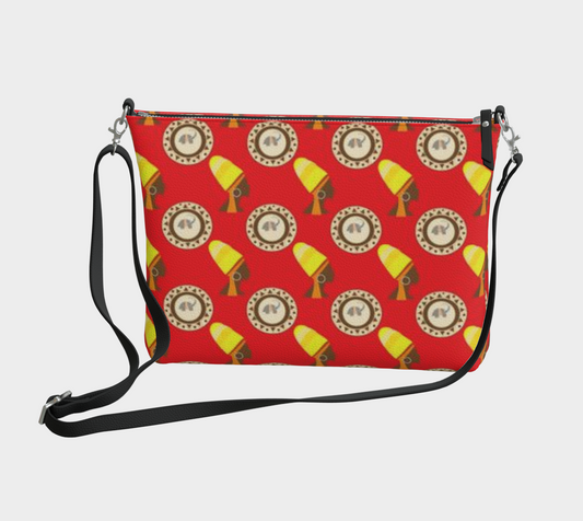 Karma Kustoms-Vegan Leather-Crossbody Purse-African Beauty
