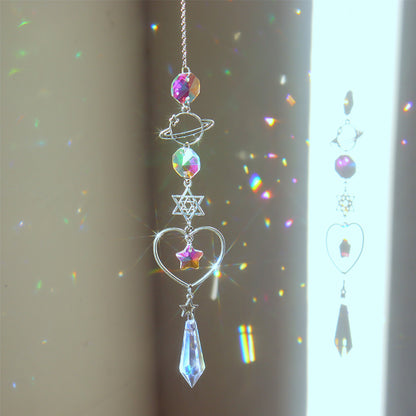 Sun And Moon Crystal Prism Rainbow Sun Catcher