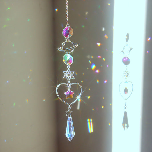 Sun And Moon Crystal Prism Rainbow Sun Catcher