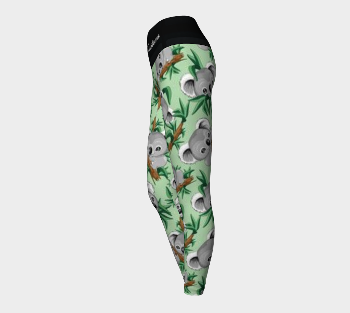 Karma Kustoms Baby Koalas Yoga Leggings