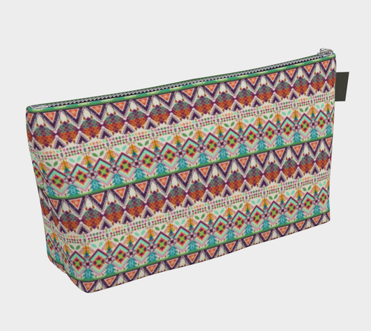 Karma Kustoms Aztec Wall Art Makeup Bag