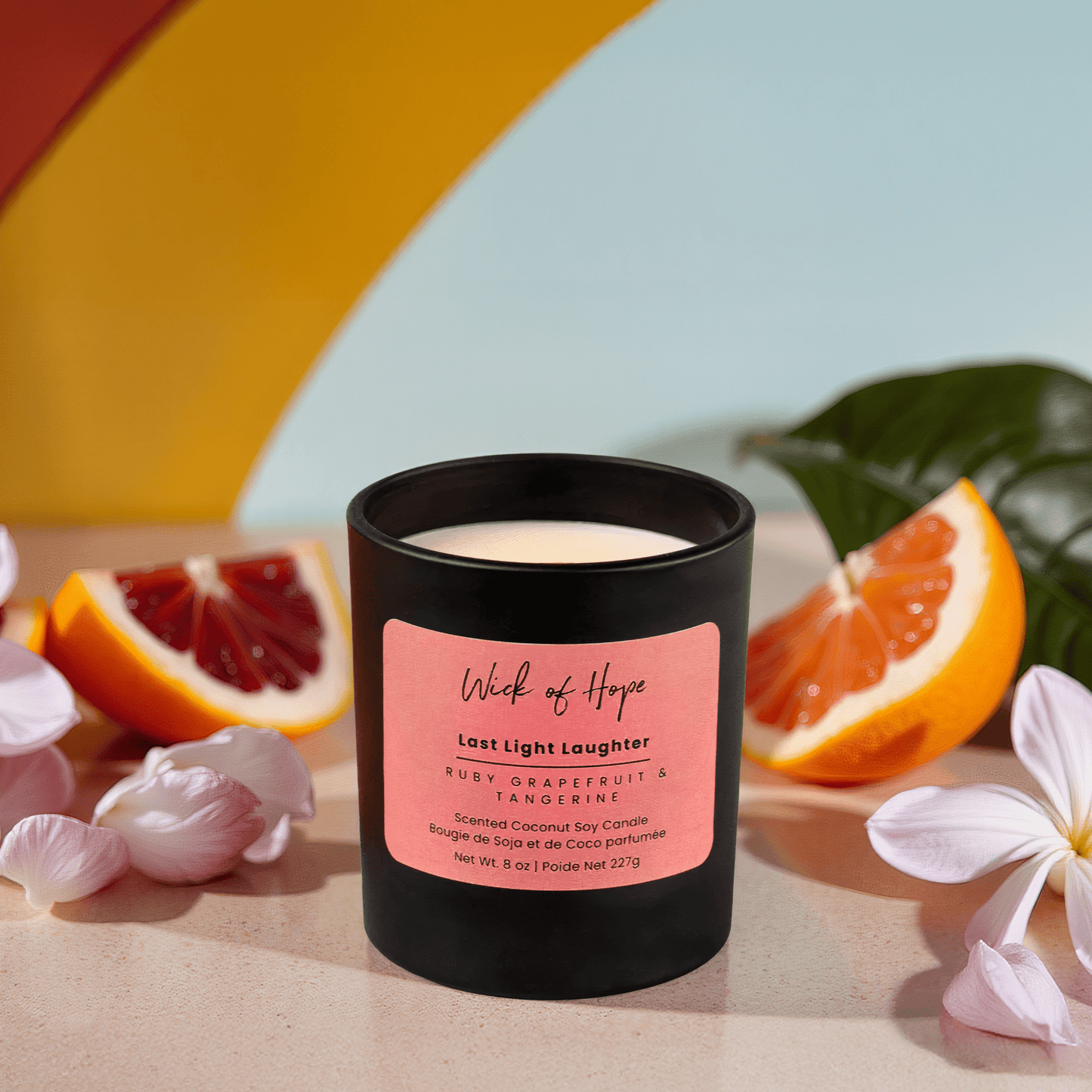 Last Light Laughter Candle | Ruby Grapefruit + Tangerine