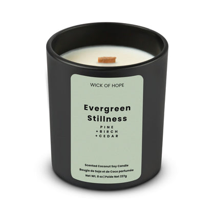 Evergreen Stillness Candle | Pine + Cedar
