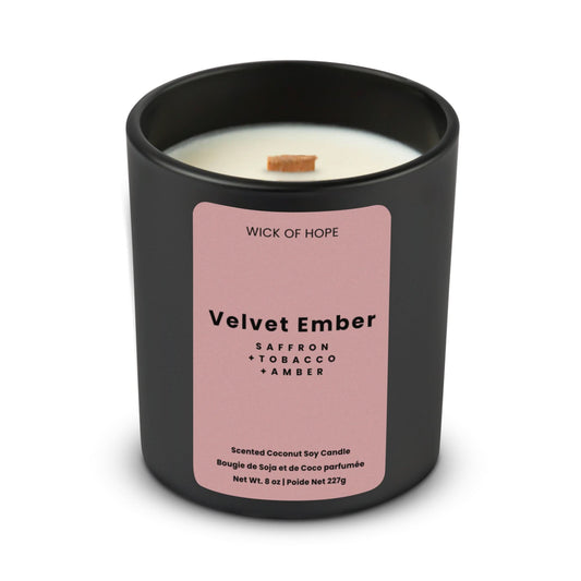 Velvet Ember Candle | Saffron + Tobacco