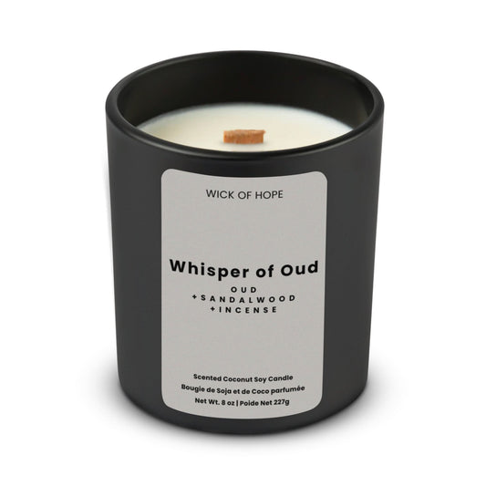 Whispers of Oud Candle | Oud + Incense