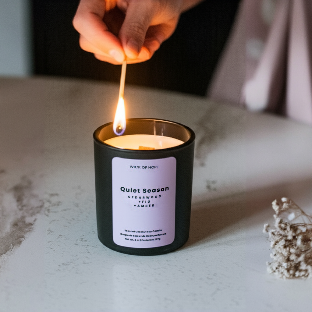 Quiet Season Candle | Cedarwood + Fig