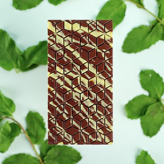 dark chocolate spearmint bar