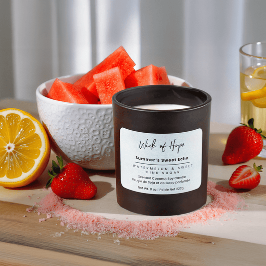 Summer’s Sweet Echo Candle | Watermelon + Sweet Pink Sugar
